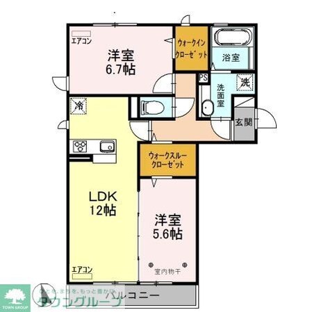 アリエスの物件間取画像